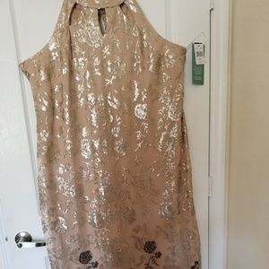 Champagne Sequined Gown